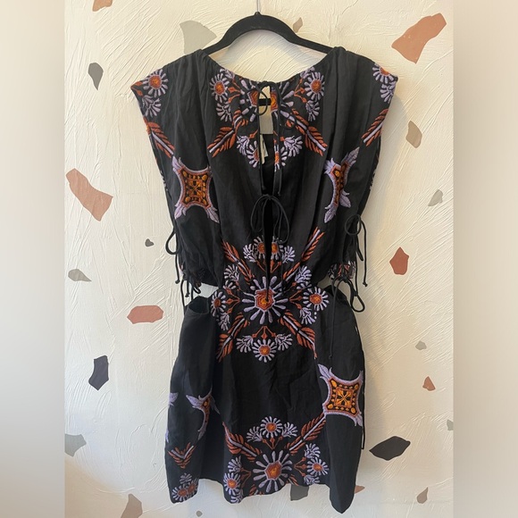 NWT Free People Sardinia Sun Mini Dress size 10 - Picture 11 of 14